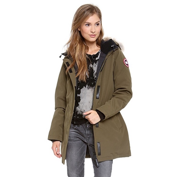 canada goose victoria parka military green